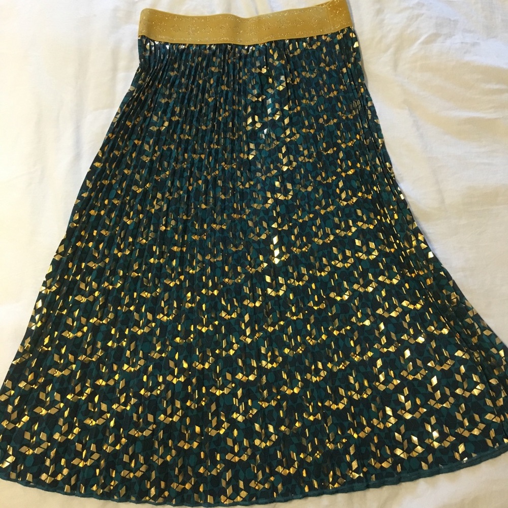 Lularoe Pleated Pencil Maxi Skirt
